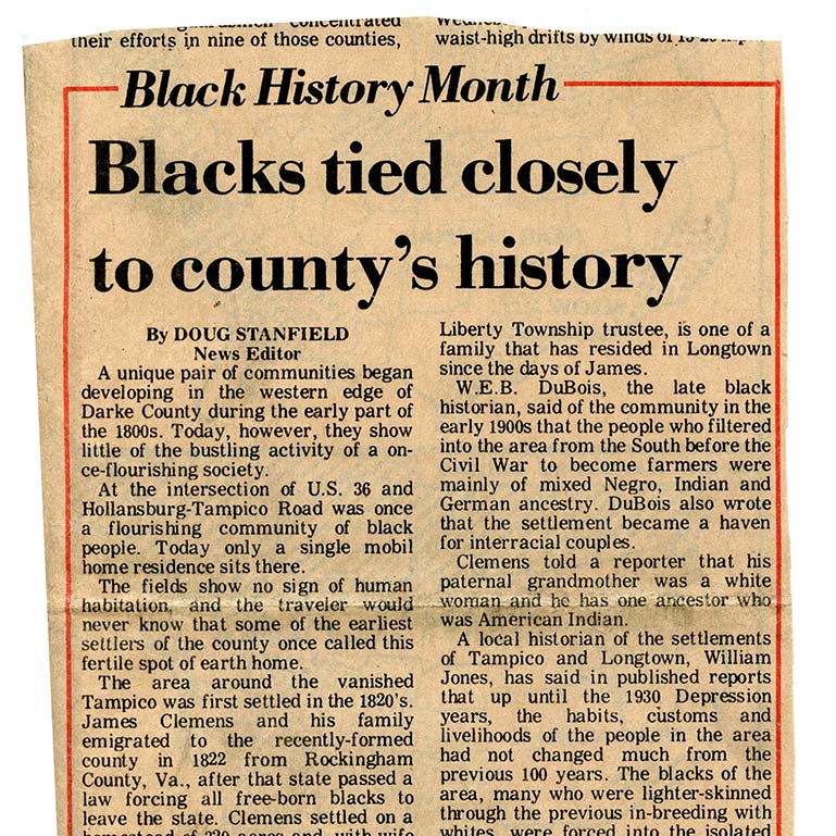 Longtown's Black History