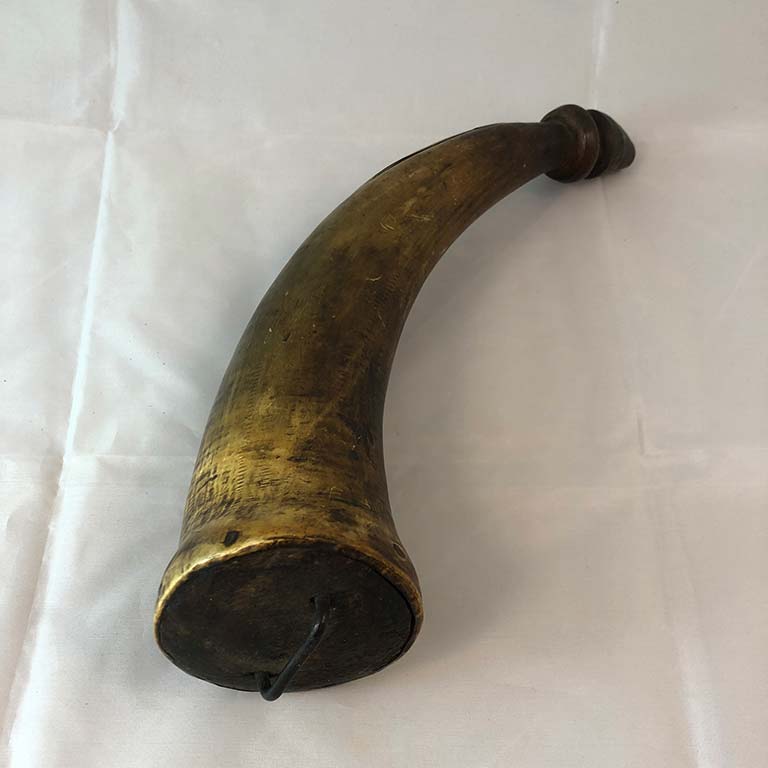 Powder horn from great-great-great grandfather