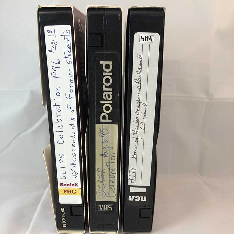Three VCR Tapes